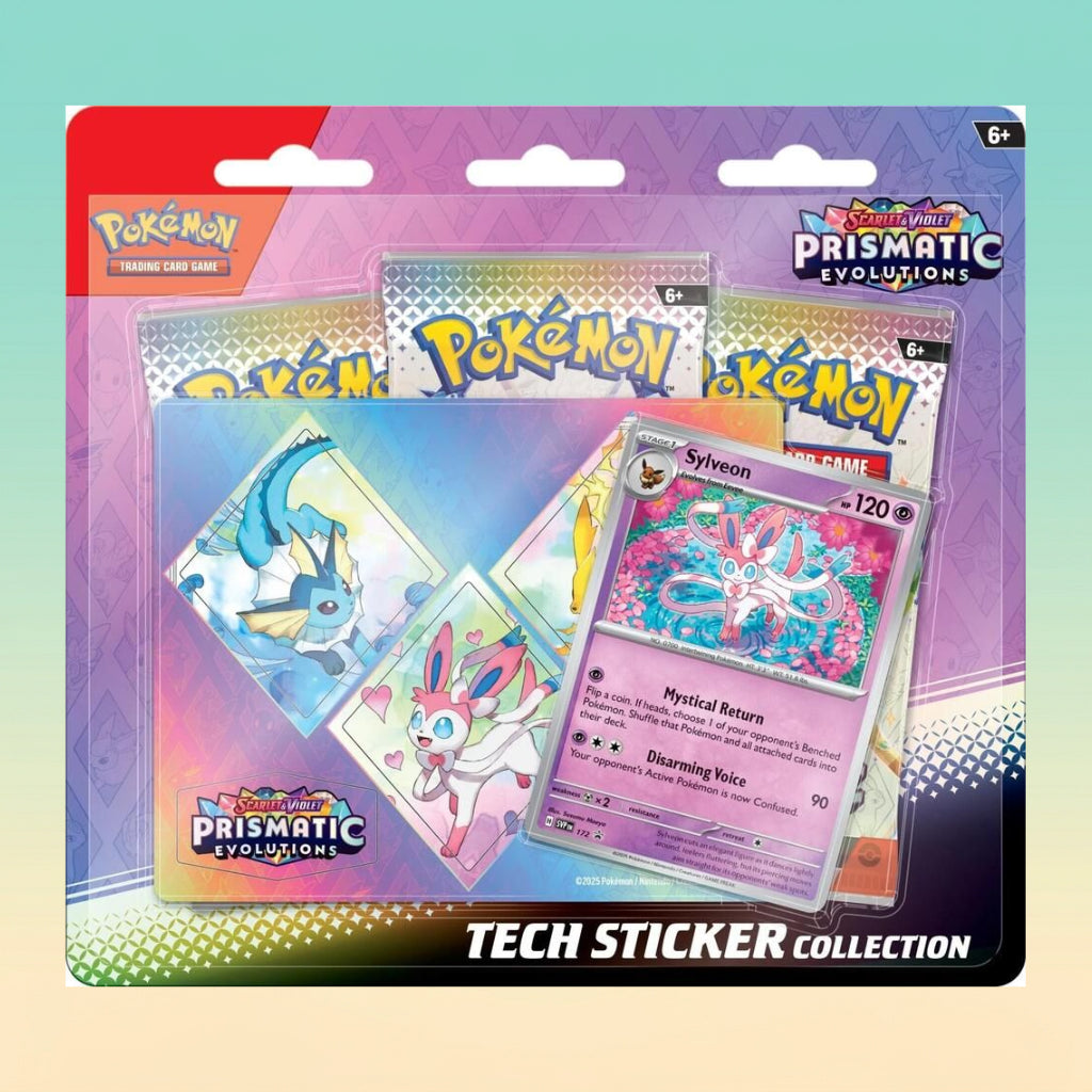 Prismatic Evolutions Tech Sticker *RIPPED LIVE*